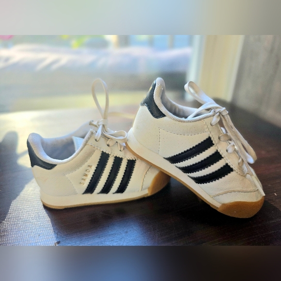 Adidas Kids' White and Black Sneakers - Picture 1 of 6